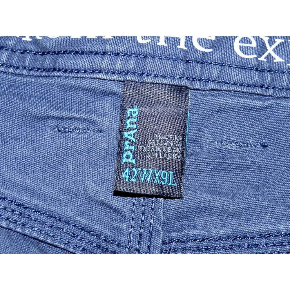 PRANA Cotton Blend Stretch Blue 9